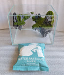 Nano Aquarium 6L Ultra White Glass Fish Tank Aquascape Sky City Suspended Rock
