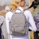 Baggallini All Day Backpack Stone RFID Wristlet Women’s Travel Bag