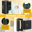 Home Security Door Locks 2 Pack Metal Reinforcement Lock 1000lbs 3" Withstands