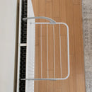 JVL Over Door Radiator Clothes Drying Airer 3M Folding White Laundry Rack