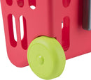 Playkidiz Mini Shopping Cart Toy 24pc Pretend Food Playset Toddlers