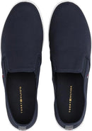 Tommy Hilfiger Women's Canvas Slip On Trainers Low Top Space Blue, UK4 EU37