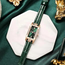 Modiya Women’s 36mm Rose Gold Quartz Dress Watch Emerald Green Dial