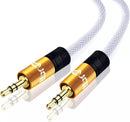 IBRA 2M 3.5mm Aux Audio Cable Stereo Jack Lead Headphones Car Audio