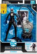McFarlane DC Multiverse Arkham City Catwoman B&W 7" Figure Gold Label