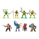 TMNT Teenage Mutant Ninja Turtles 8 Mini Figures Battle Pack Toy Set