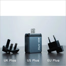 Verbatim 65W GaN Wall Charger USB-C PD 3 Port UK EU US Travel