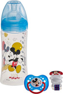 Dodie Mickey Mouse Baby Bottle 330ml, Pacifier & Pacifier Holder Gift Set 6m+