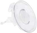Clear Suction Hooks Hanger Wardrobe Home Bingo Crystal Plastic - 2 or 4 Pack