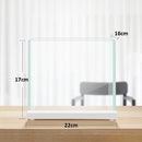 Nano Aquarium 6L Ultra White Glass Fish Tank Aquascape Sky City Suspended Rock