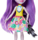 Mattel Enchantimals Larissa Lemur Doll 6" with Ringlet Animal Figure GFN44