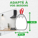 Alfapac 30L Maxi Bin Bags Heavy Duty Refuse Sacks 15 Bags Made in France 3 or 6