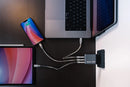 Verbatim 65W GaN Wall Charger USB-C PD 3 Port UK EU US Travel