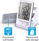 Citizen Digital Blood Pressure Monitor Upper Arm with Cuff Storage CHU456