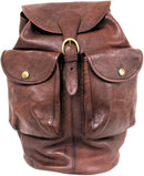 Le Sabbi Unisex Genuine Leather Backpack Rucksack Stylish Bag 60021