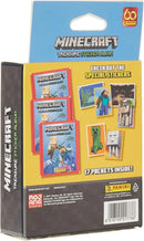 Panini Minecraft Treasure Sticker Album 17 Packs Collector Set
