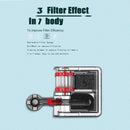 Quiet HOB Aquarium Filter Adjustable Flow Bio Wheel Spiral Surface Skimmer