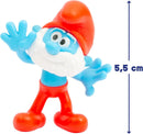 The Smurfs Papa Smurf 5.5cm Figure with Red Roof House Playset