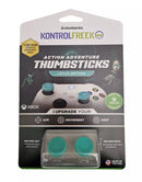 KontrolFreek FPS Freek Lotus Teal Clear Xbox One Thumbsticks 4 Prong