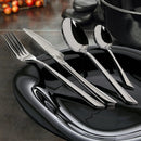 Kasanova Delta 24 Piece Cutlery Set Stainless Steel Silver Dinner Set