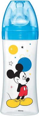 Dodie Mickey Mouse Baby Bottle 330ml, Pacifier & Pacifier Holder Gift Set 6m+