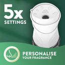 6x Air Wick Plug In Refill Spring Breeze & Island Vanilla Scented Oil 19ml