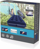 Bestway Single Air Mattress Inflatable Airbed Blow Up Camping 185x76x22cm