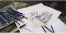 Derwent Watercolour Pencils Tin Set 12 Artist WaterSoluble Drawing Colour Pencil