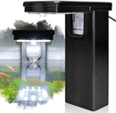 10W Aquarium Filter with LED Light 2 in 1 255L/H for Fish Tanks up to 60L