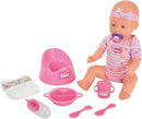 Simba New Born Baby Doll 43cm Drink Wet Function Accessories Kids Toy