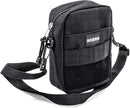 HIIERO Black Crossover Belt Bag Bodybag Multifunction Small Utility Pack 14x7x20