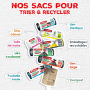 Alfapac 30L Maxi Bin Bags Heavy Duty Refuse Sacks 15 Bags Made in France 3 or 6