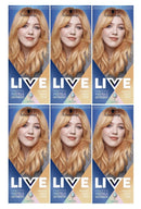 Schwarzkopf LIVE Pretty Pastels P122 Perfect Peach Semi Permanent Hair Dye 6 PCK