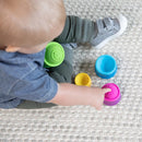 Fat Brain Toys Dimpl Stack Baby Sensory Toy 6m+ Developmental Stacking