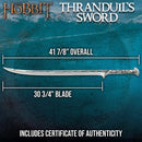 41" Elvenking Thranduil Sword Replica, Handmade Fantasy Blade + Wall Mount