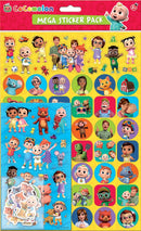 CoComelon Mega Sticker Pack 80 Stickers Official Kids Activity Set - 10 Pack