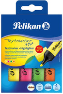 Pelikan Highlighter Pens Set of 4 Assorted Colours Office School Stationery