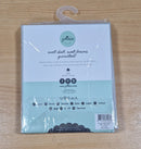 Jollein Cot Bed Fitted Sheet 120x150cm Soft Grey Baby Bedding