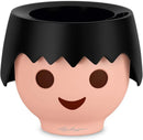 Lechuza OJO Playmobil Self Watering Planter Black Raven D21 H16 Indoor Plant Pot