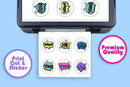 3x A4 21 Labels Per Sheet 25 Pack Printable Sticker Paper 70x42.3mm Inkjet Laser