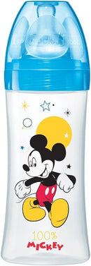 Dodie Mickey Mouse Baby Bottle 330ml, Pacifier & Pacifier Holder Gift Set 6m+