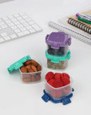 Sistema Knick Knack Mini Containers Reusable Food Storage Box 62ml Set of 4