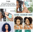 BESTOOL Detangling Hair Brush Curly Afro Natural Hair Wet Dry Detangler Comb