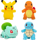 Pokemon 20cm Plush Pikachu Charmander Squirtle Bulbasaur Official Soft Toy