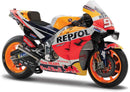 Bburago MotoGP Racing 1:18 Diecast Motorcycle Model Collectible Bike, Selectable