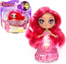Crystalina Dolls Rose Quartz Collectible Doll LED Colour Changing Dress + Accessories
