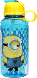 Minions Kids Water Bottle BPA-Free Drink Bottle for School & Travel, 450ml