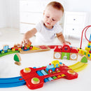 Hape Rainbow Puzzle Railway Wooden Train Set Toddler Toy 18m+ Gift