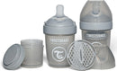 Twistshake Anti Colic Baby Bottles 2 Pack 180ml BPA Free Newborn Grey Bottle