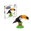 Lansay Mille Et Un Origami Toucan 3D Paper Sculpture Craft Kit 752pcs